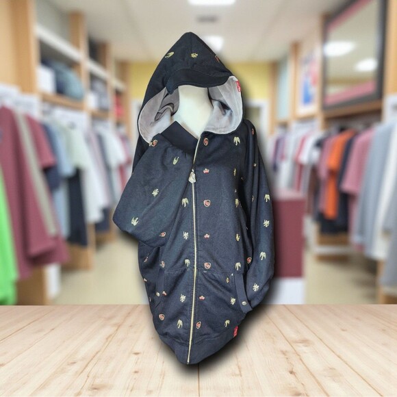 Vintage Stash House Hoodie 3XL Fleece Velvet Lined Rare Hip Hop Streetwear Black - Picture 2 of 16